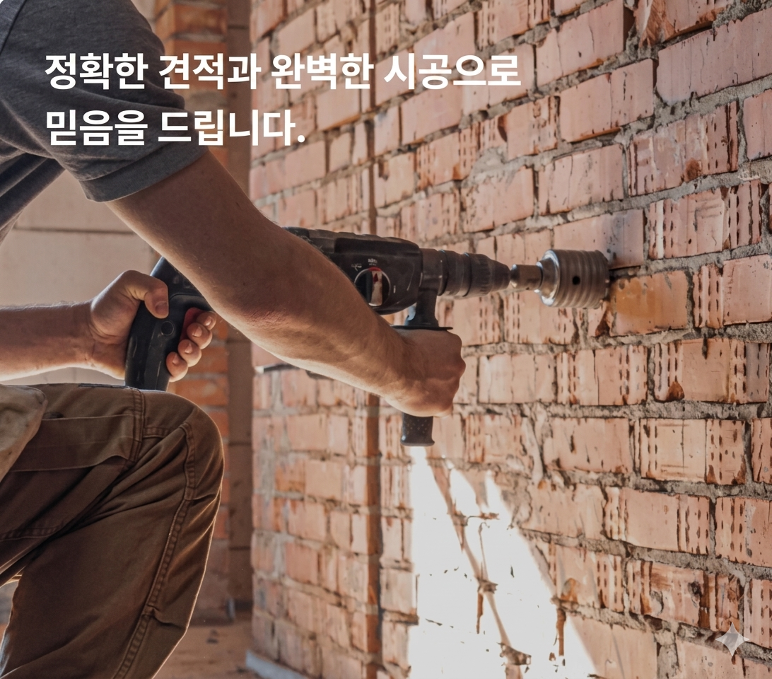 정확한 견적과 완벽한 시공